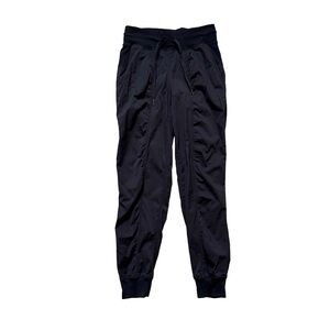 Lululemon Athletica Dance Studio Mid-Rise Black Joggers. Size 4. GREAT Shape.